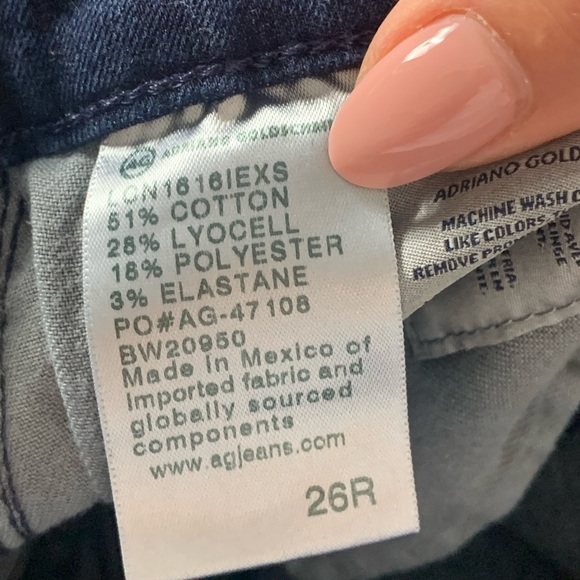 AG The Harper Essential Straight Raw Hem Ankle Jeans - Picture 7 of 11